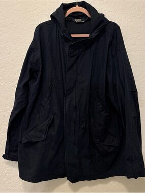 Men's Polo Ralph Lauren Cotton/ linen Parka Jacket XL navy